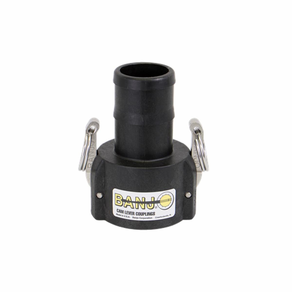Banjo 200C 28221 Female Coupler X 28221 Hose Shank Poly Cam Lever Coupling