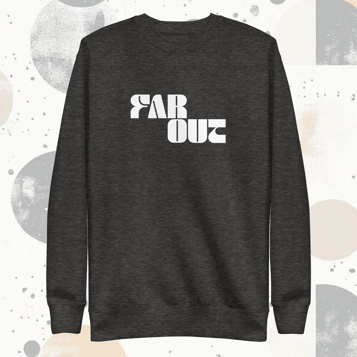 Far Out Wave Sunset Sweatshirt 8211 Charcoal Heather S