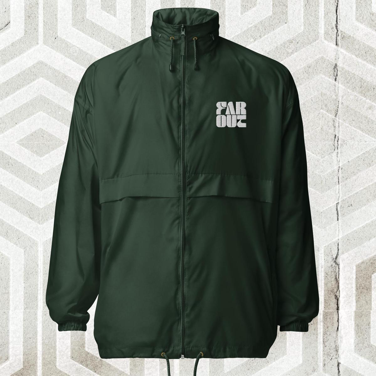 Far Out Wave Windbreaker 8211 Forest Green L