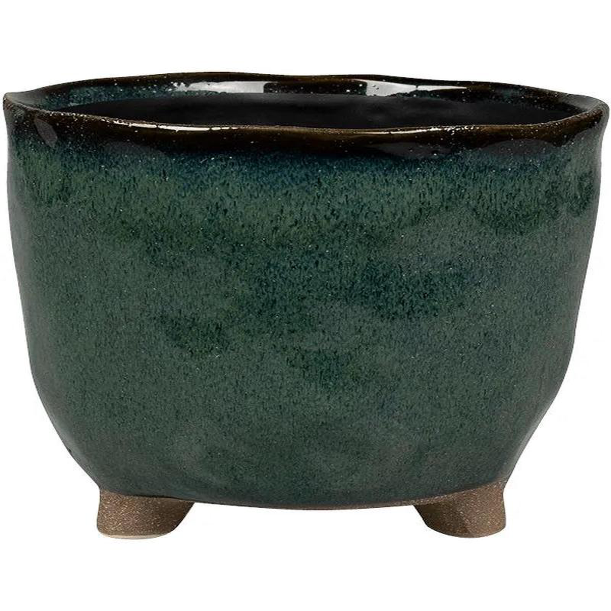 Kaat Plant Pot 16cm Height 14cm Dia Pot Petrol