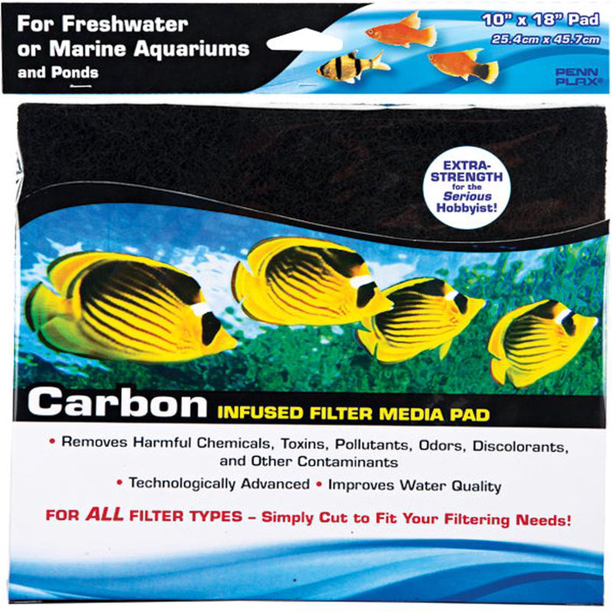 Penn Plax Activated Carbon Pad 108221 x 188221