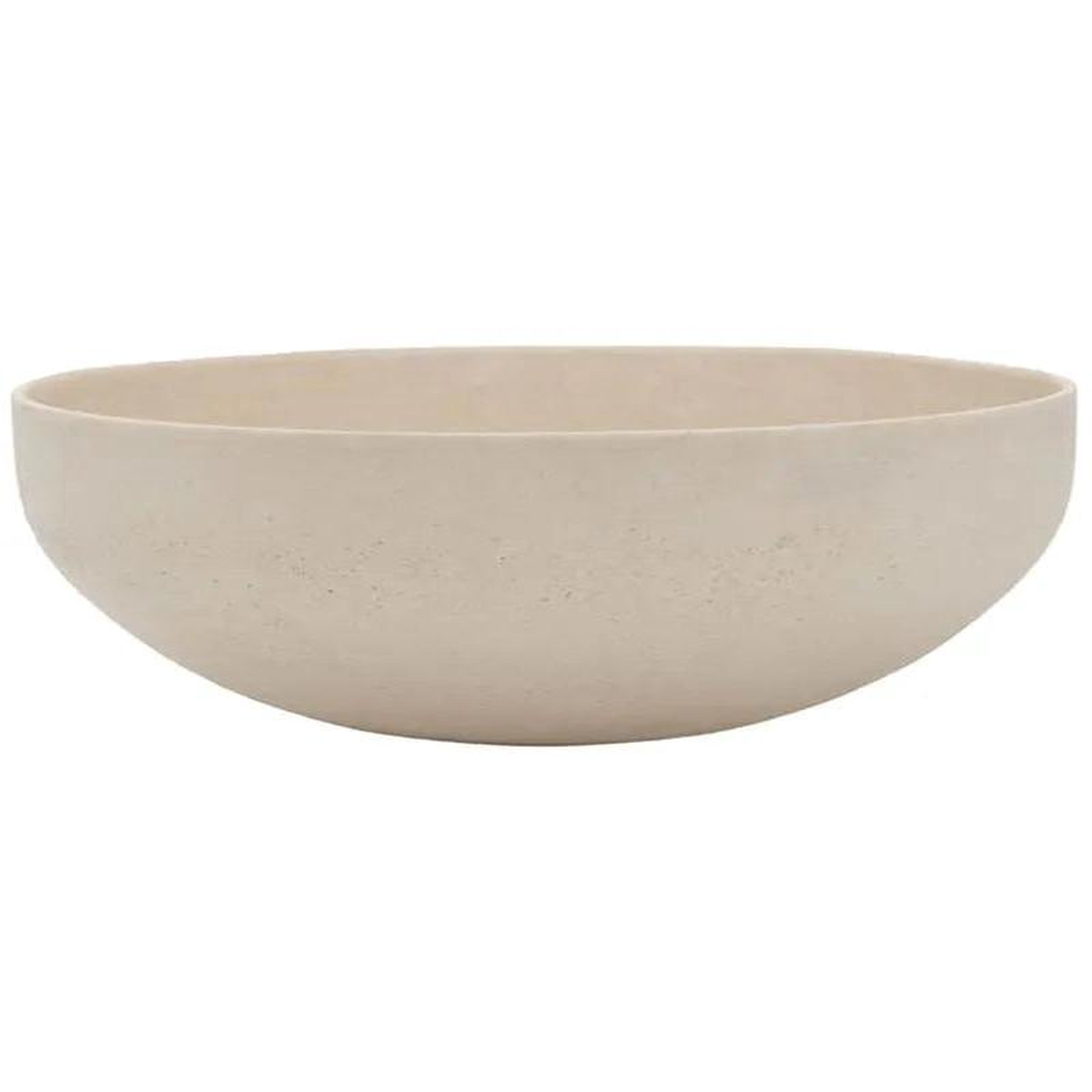 Refined Plant Pot 16cm Height 35cm Dia Morgana XS Natural White
