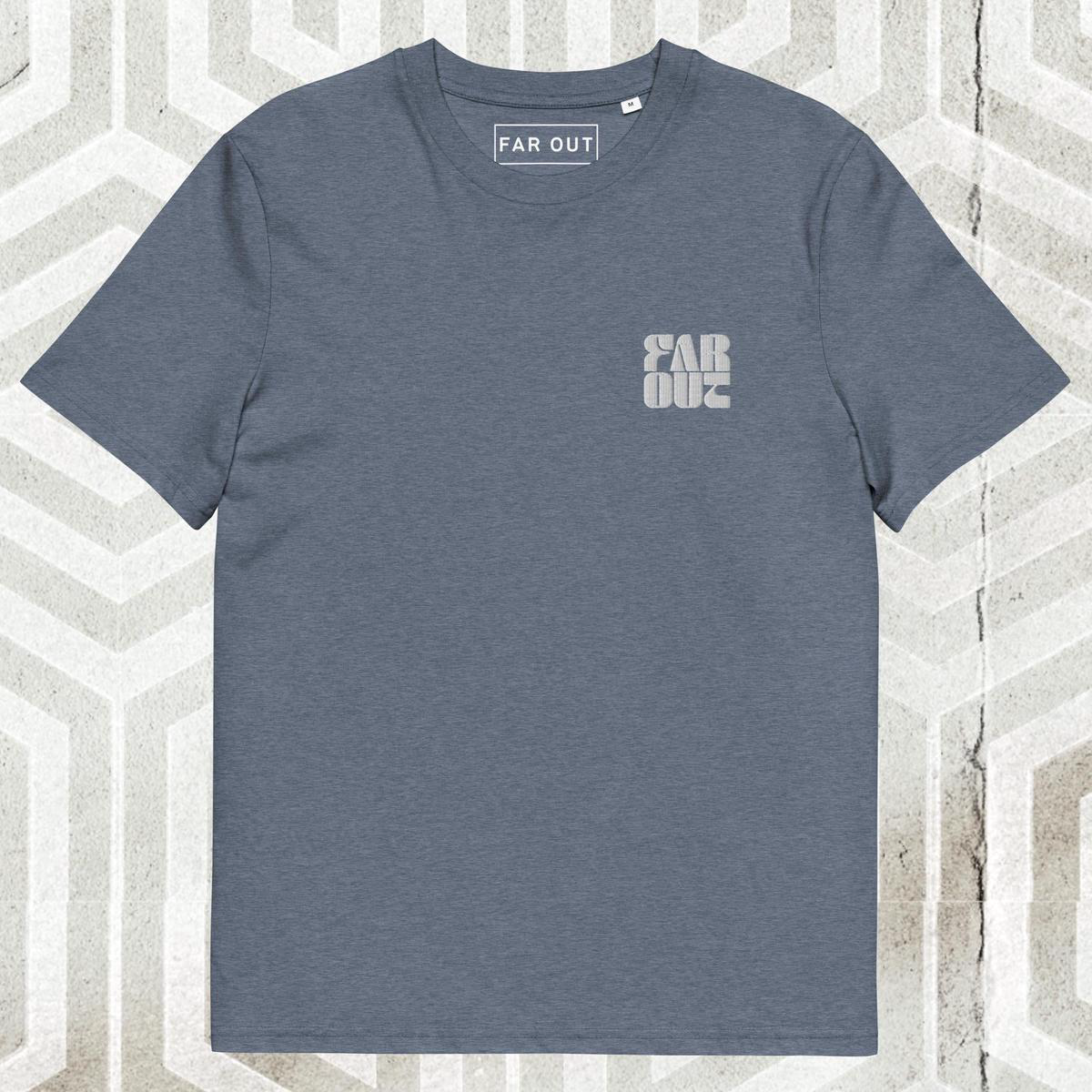 Far Out Wave Square Tee 8211 Dark Heather Blue XL