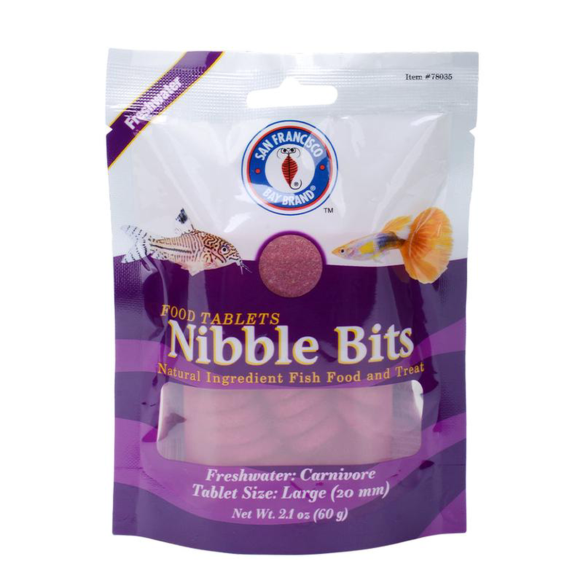 San Francisco Bay Brand Freshwater Carnivore Nibble Bits 21 oz 20mm