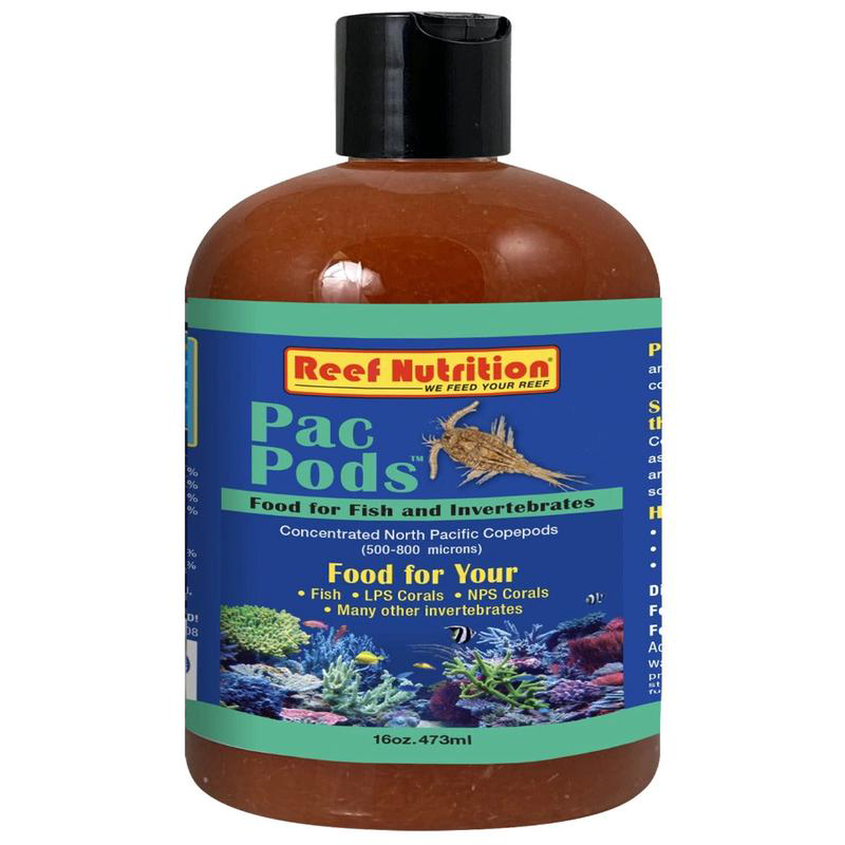 Reef Nutrition Pac-Pods 8211 16oz