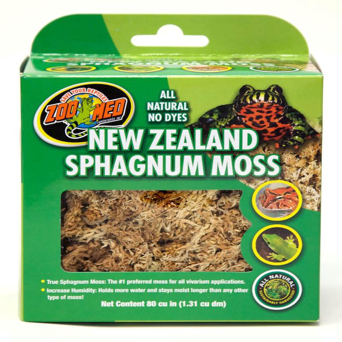Zoo Med New Zealand Sphagnum Moss 8211 80 cubic inch
