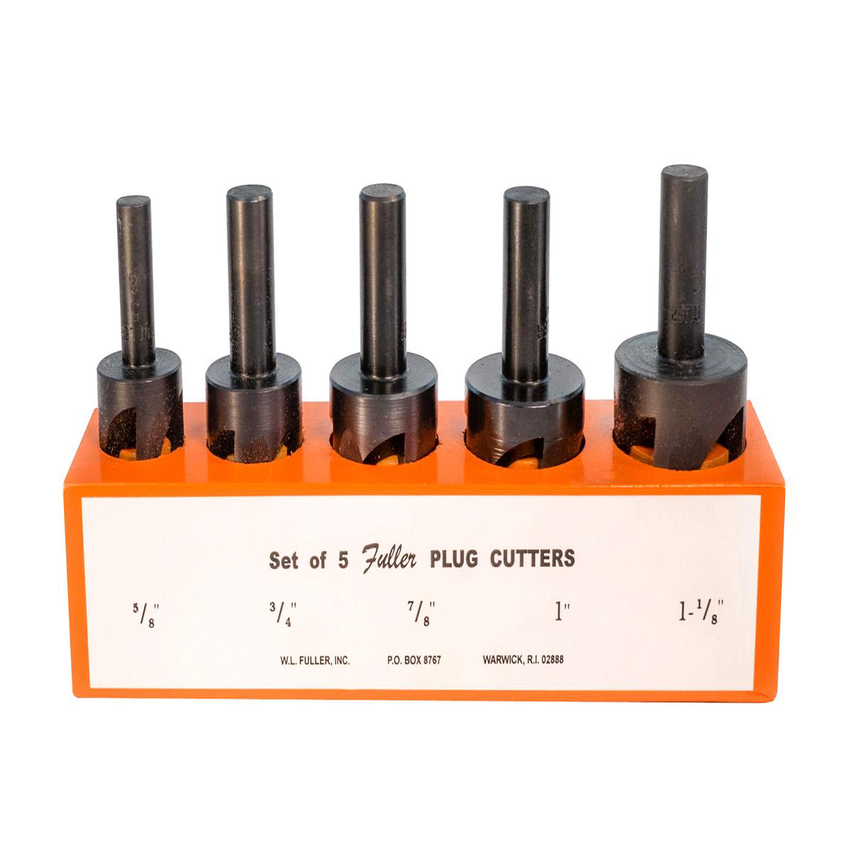 WL Fuller 5-Piece Plug Cutter Set 11696005