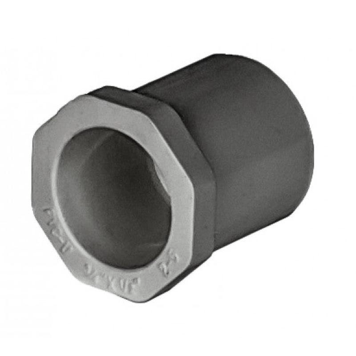 PVC Reducer Bushing 8211 Schedule 80 8211 Grey 8211 Spigot x Socket 8211 34 Inch to 12 Inch