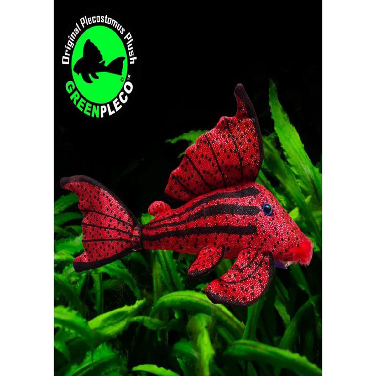 Fish Plushie 8211 Crimson Pleco 30cm