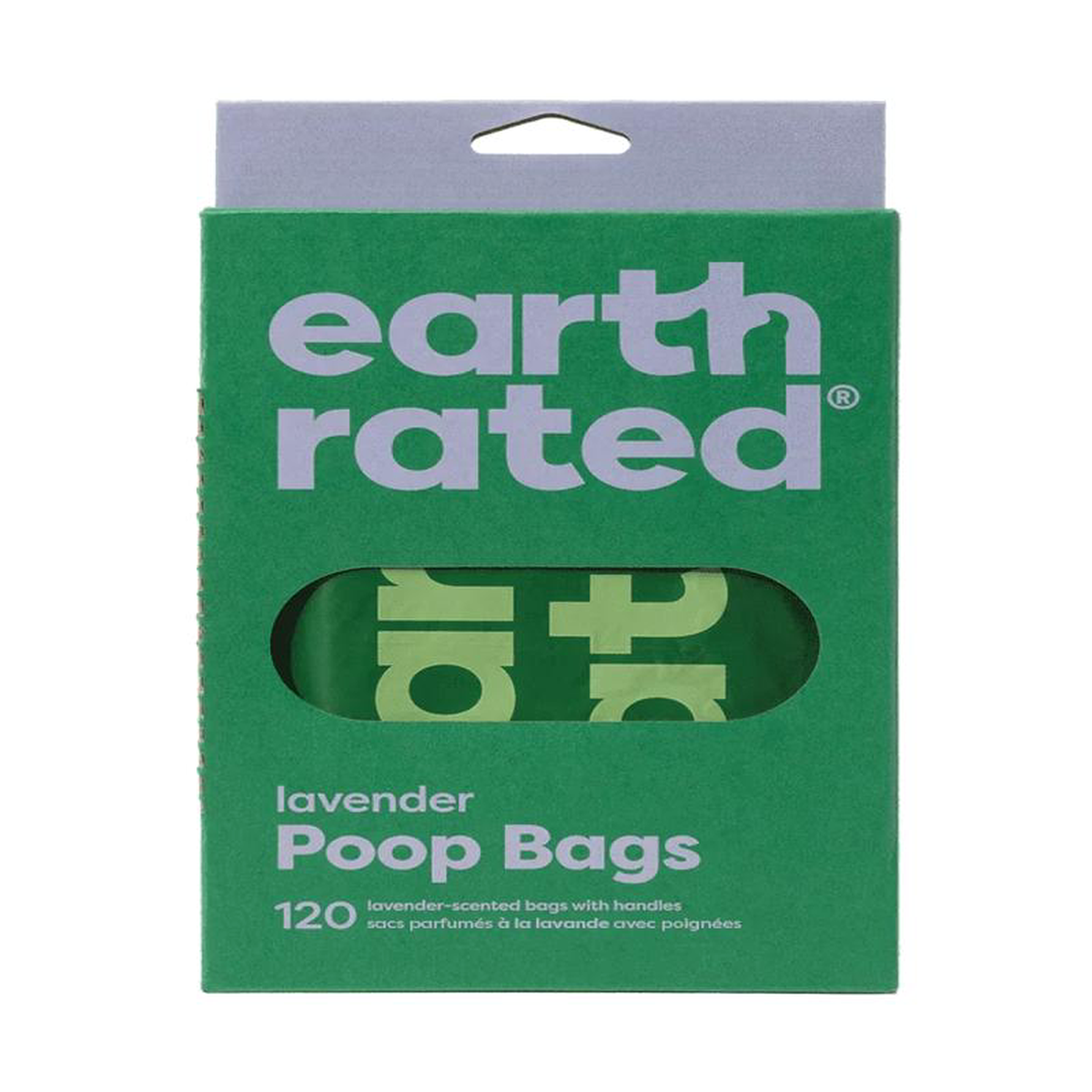 earth rated Easy-Tie Handle Poop Bags Lavender 8211 120 Bags