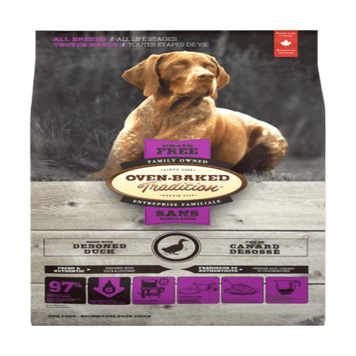 Oven Baked Tradition Dog Food For All Breeds All Life Stages Duck 8211 5lb