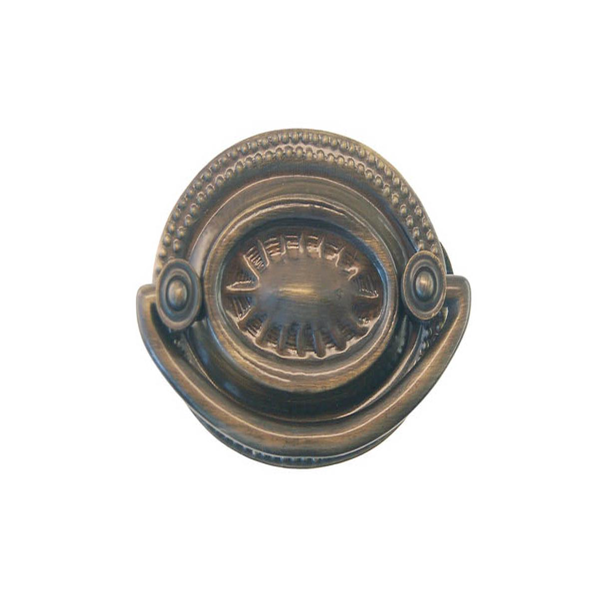 Brass Oval Heppelwhite Drop Pull 28221 On Centers 8211 Antique Brass