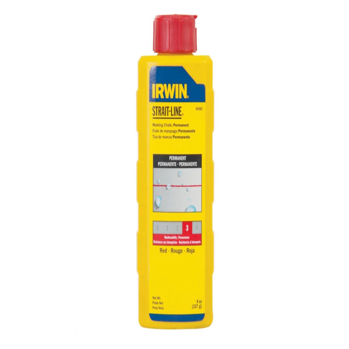 Irwin Strait-Line 8 oz Red Marking Chalk 8211 Permanent