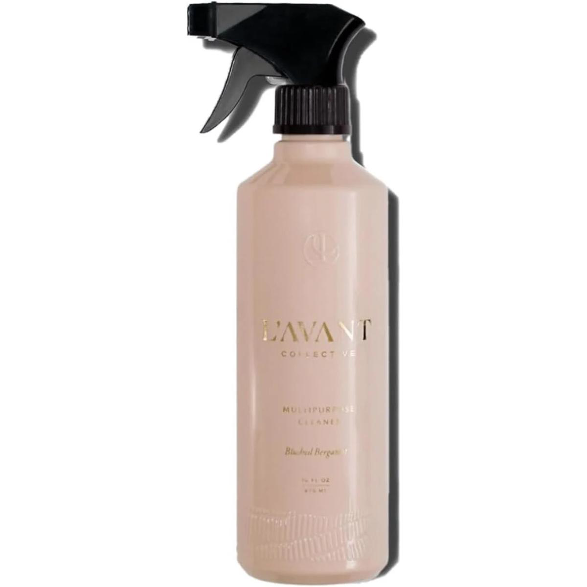 LAVANT Collective Plant-Based Multipurpose Cleaner All-Natural Cleaning Supplies for Safe Home Cleaning Concentrated Food-Safe Vegan Surface Cleaner with Blushed Bergamot Scent 16 oz Bottle
