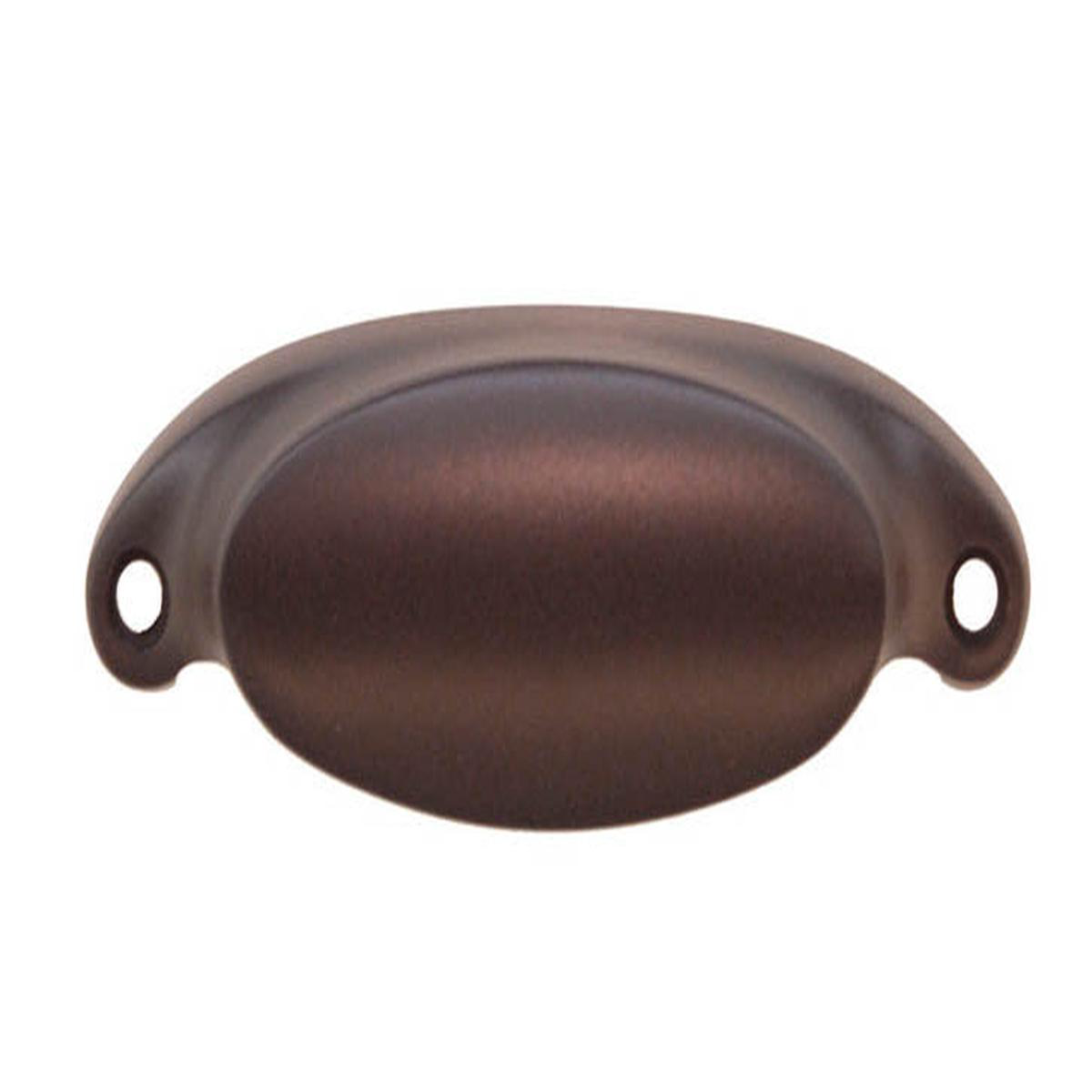 Solid Brass Oval Bin Pull 3-188221 On Centers 8211 Oil Rubbed Bronze