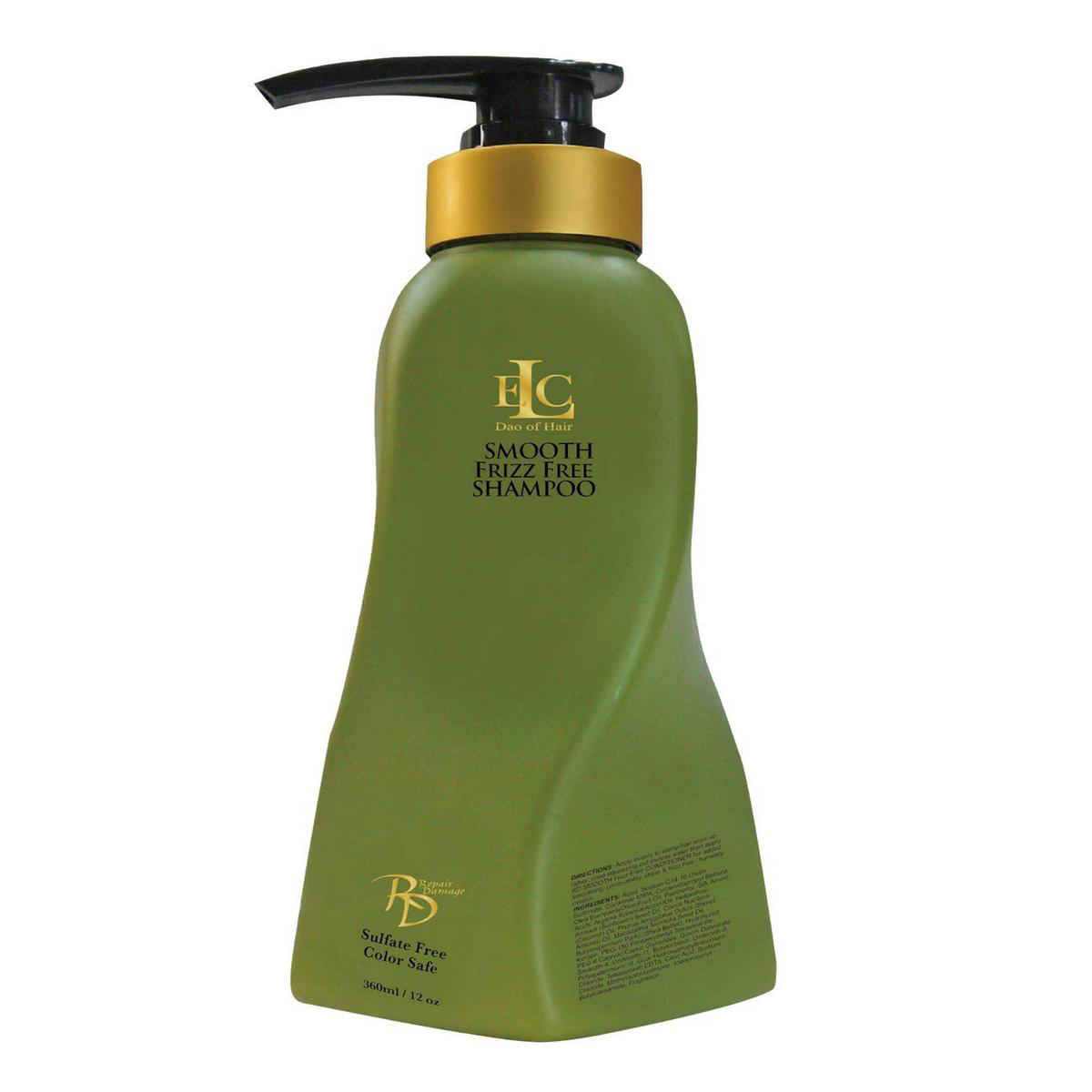 ELC Dao of Hair Smooth Frizz Free Shampoo 34oz 8211 Sulfate Free Color Protection Smoothing Anti Frizz Anti Humidity Moisture 038 Strengthening Shampoo Curls or straight Control Frizz