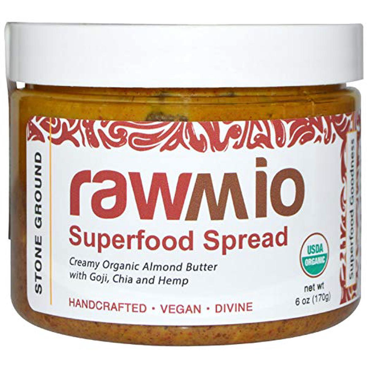 Windy City Rawmino Superfood Spread- Creamy Organic Almond Butter