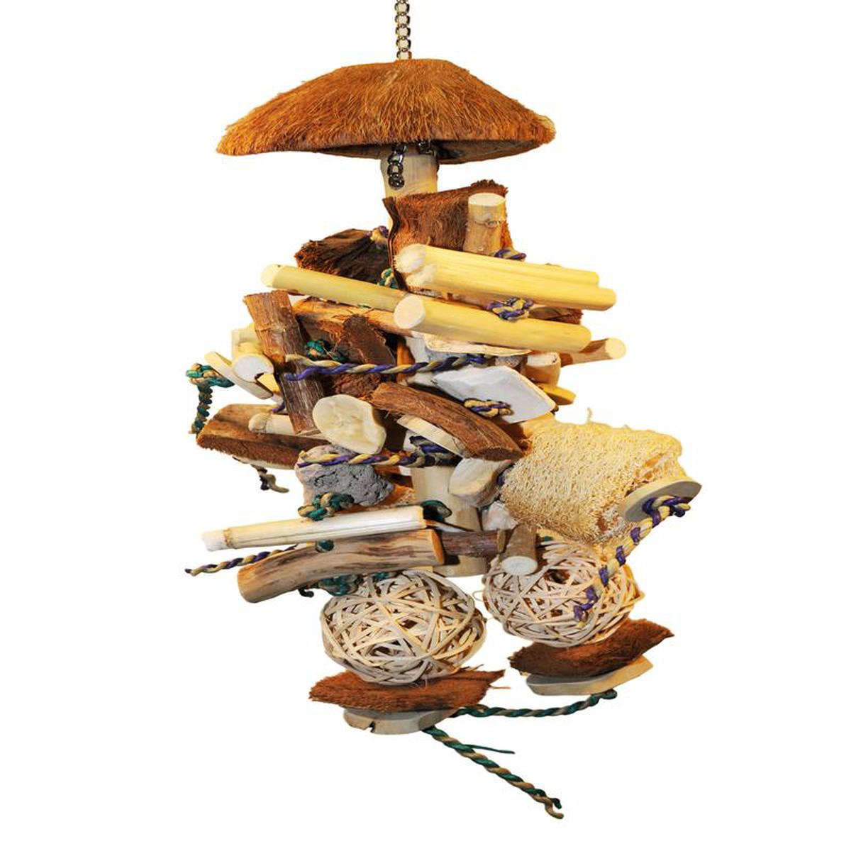 Happy Beaks Java Bush Large Bird Toy