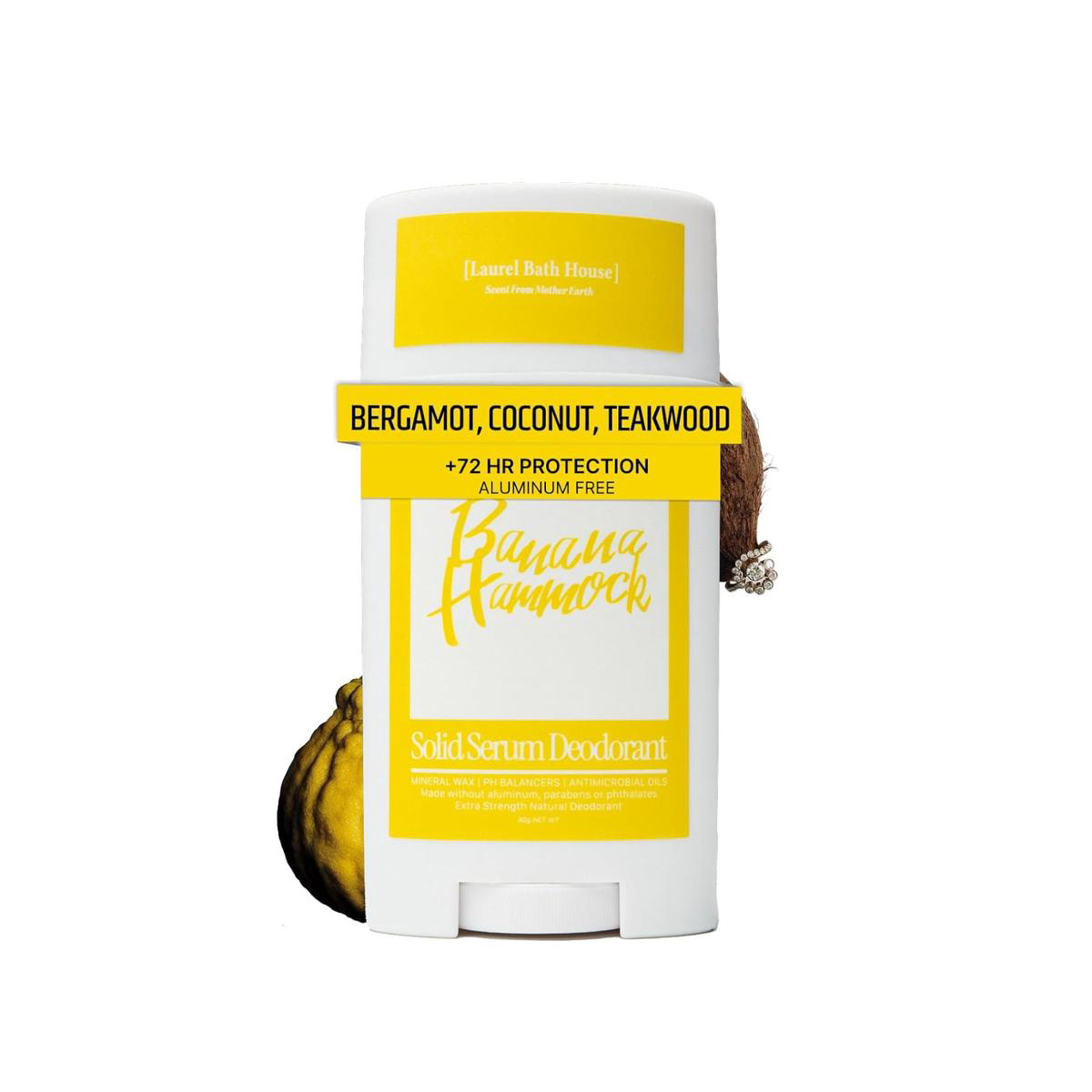 Aluminum Free Deodorant Extra Strength 72 Hour Protection for Women 038 Men With Natural Extracts Skincare 038 Antimicrobial Enzymes (Bergamot Coconut Teakwood)
