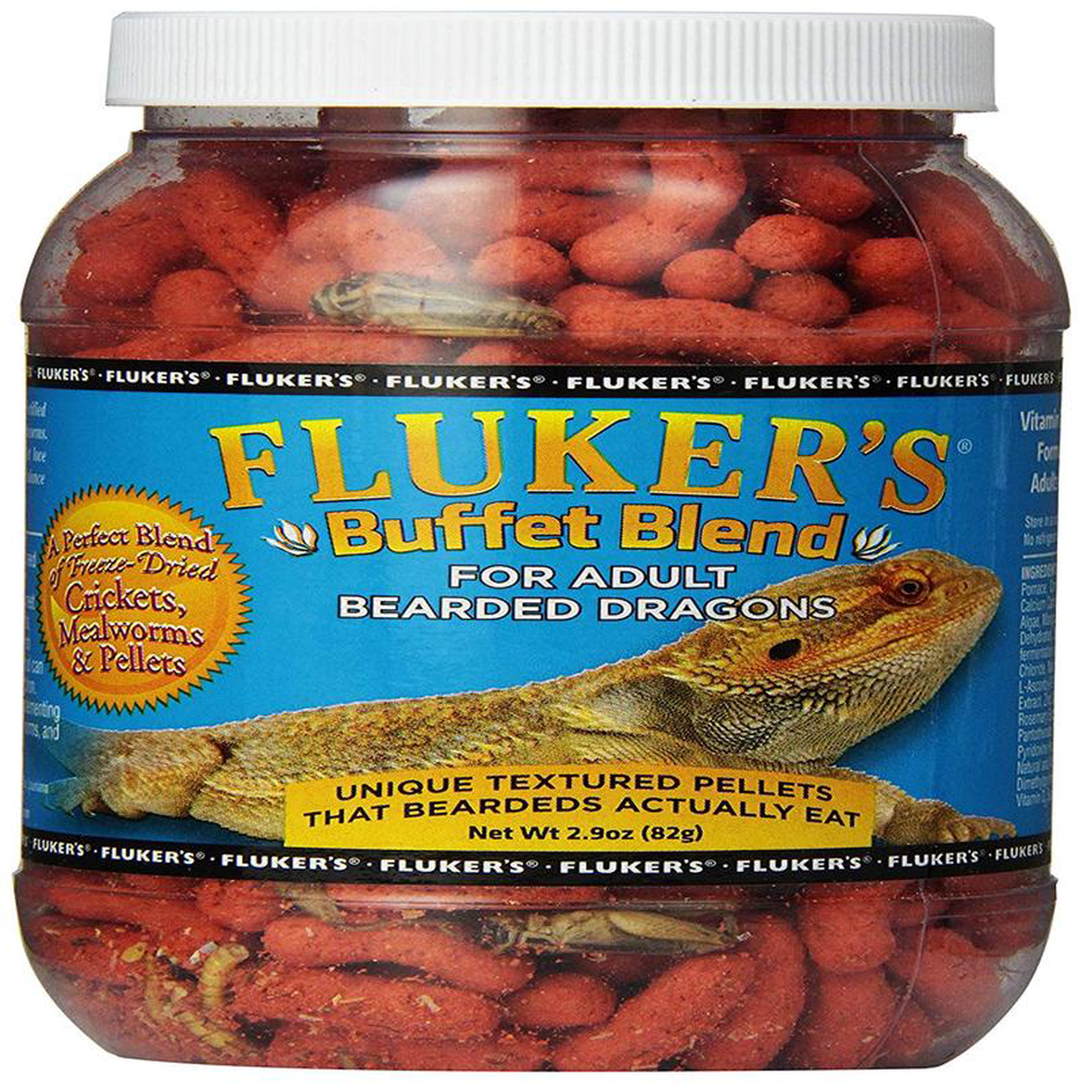 Fluker Adult Bearded Dragon Buffet Blend