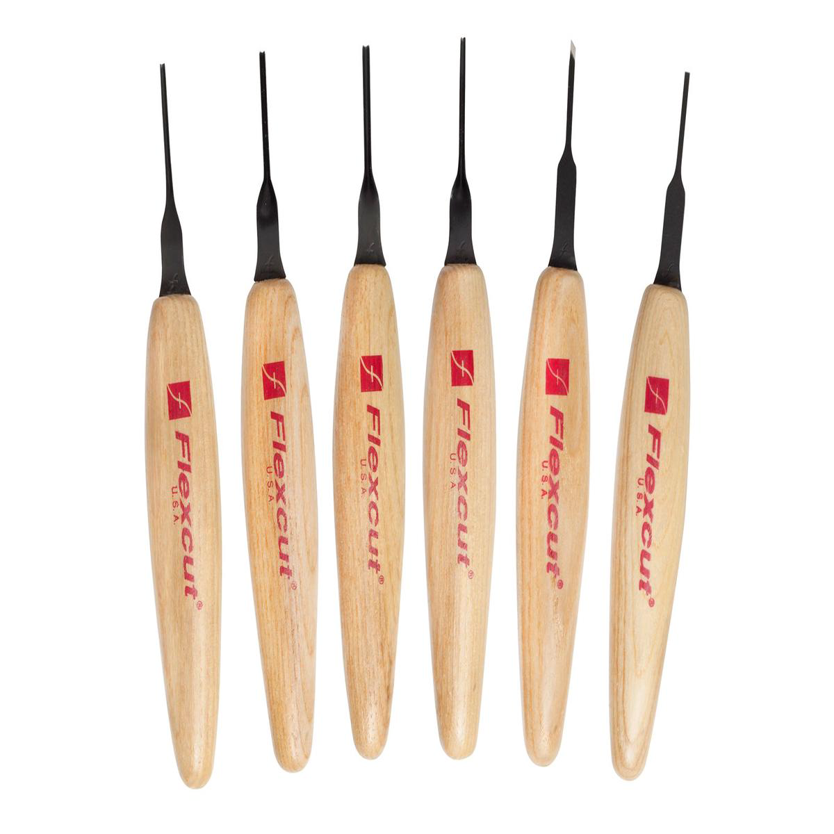 Flexcut 15 mm Mixed Profile Micro Tool Carving Set MT910