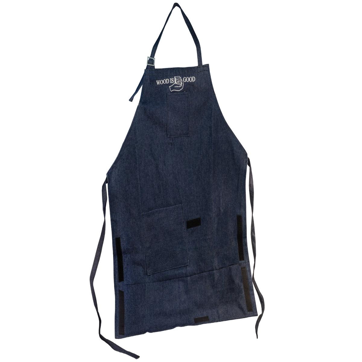 Wood is Good Denim Work Apron