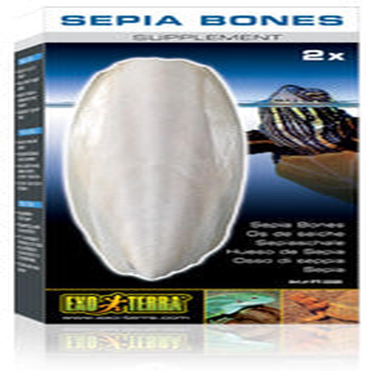 Exo Terra Sepia Bones Supplement for Turtles 2-Pack