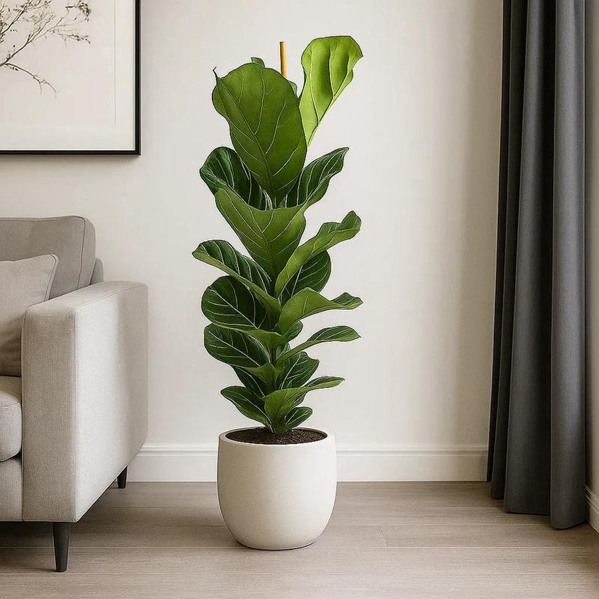 Ficus Lyrata Fiddle Leaf Fig House Plant 120 8211 140cm Pot 21cm