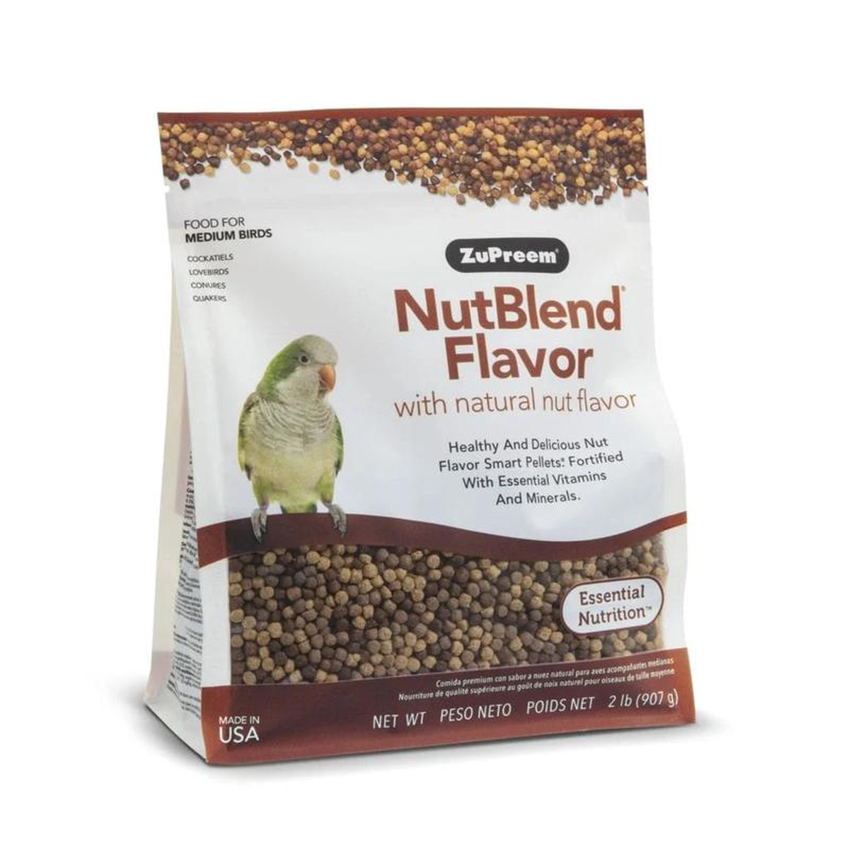 ZuPreem Nutblend Flavor Medium Bird Food 2 lb