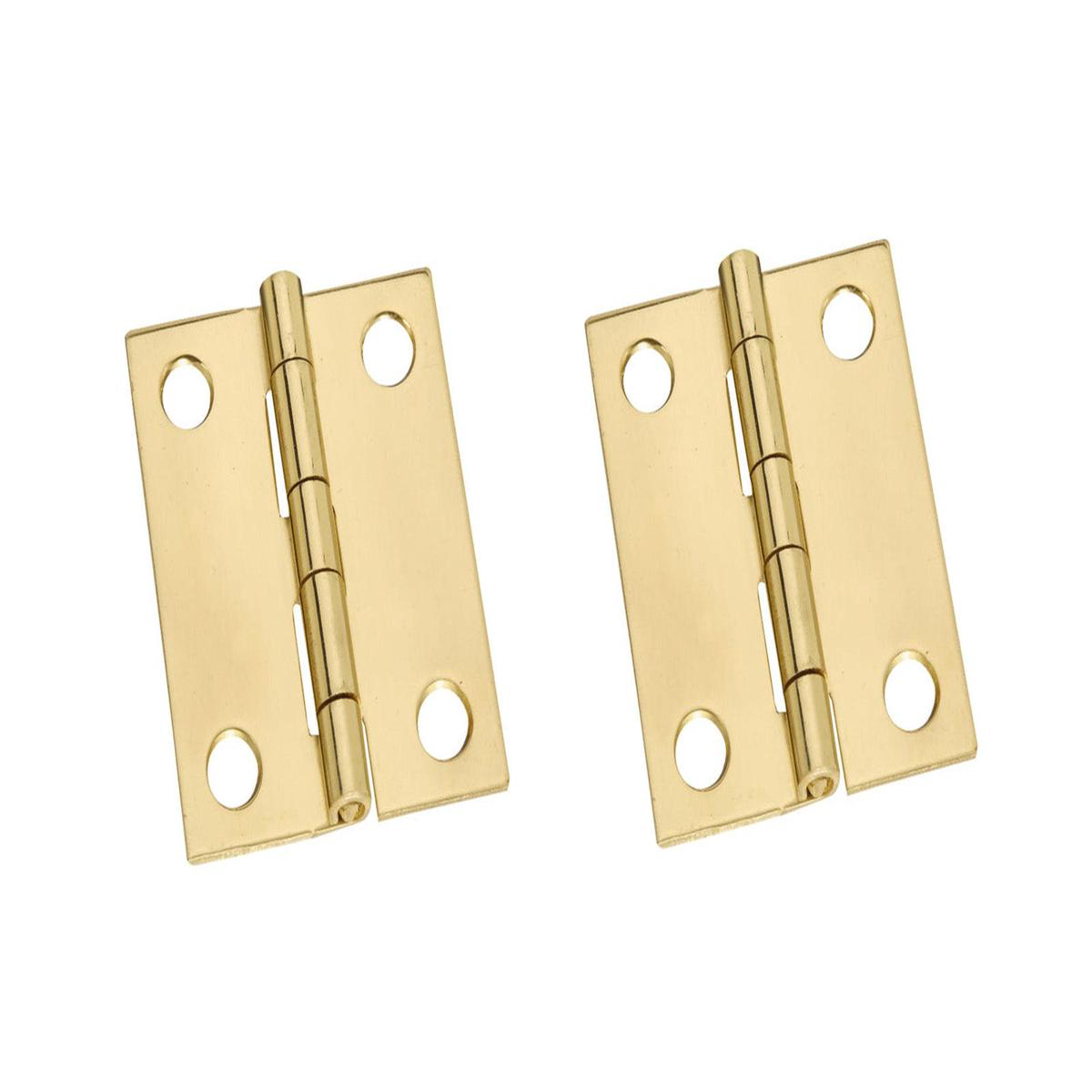 1-128221 x 1-148221 Solid Brass Hinges 2 Pack