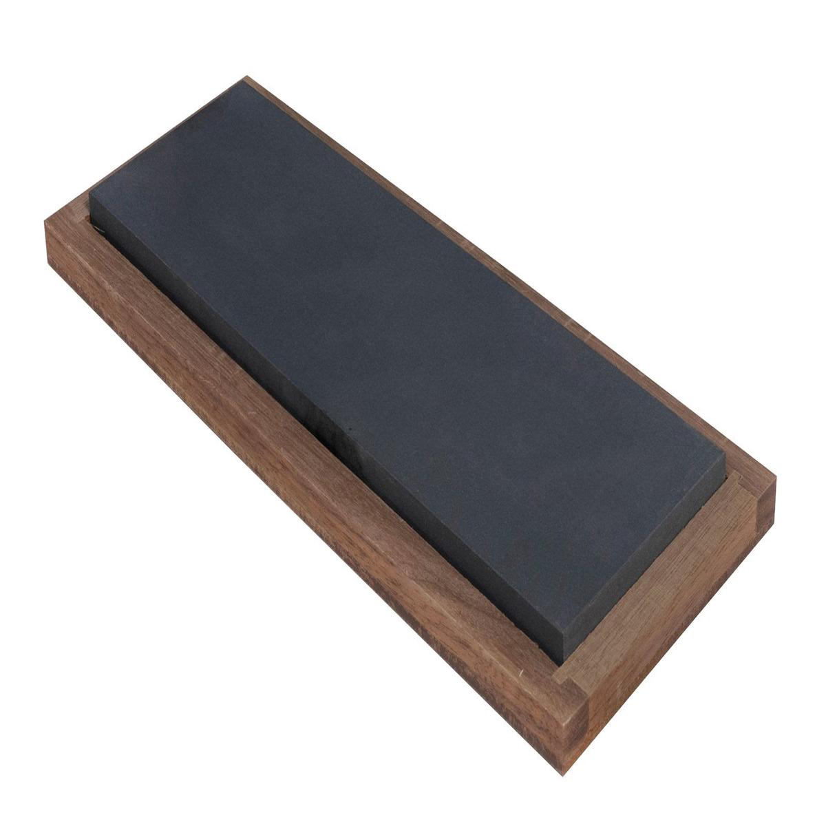 Wide Black Hard Arkansas Bench Stone with Wooden Box 88221 x 2-128221