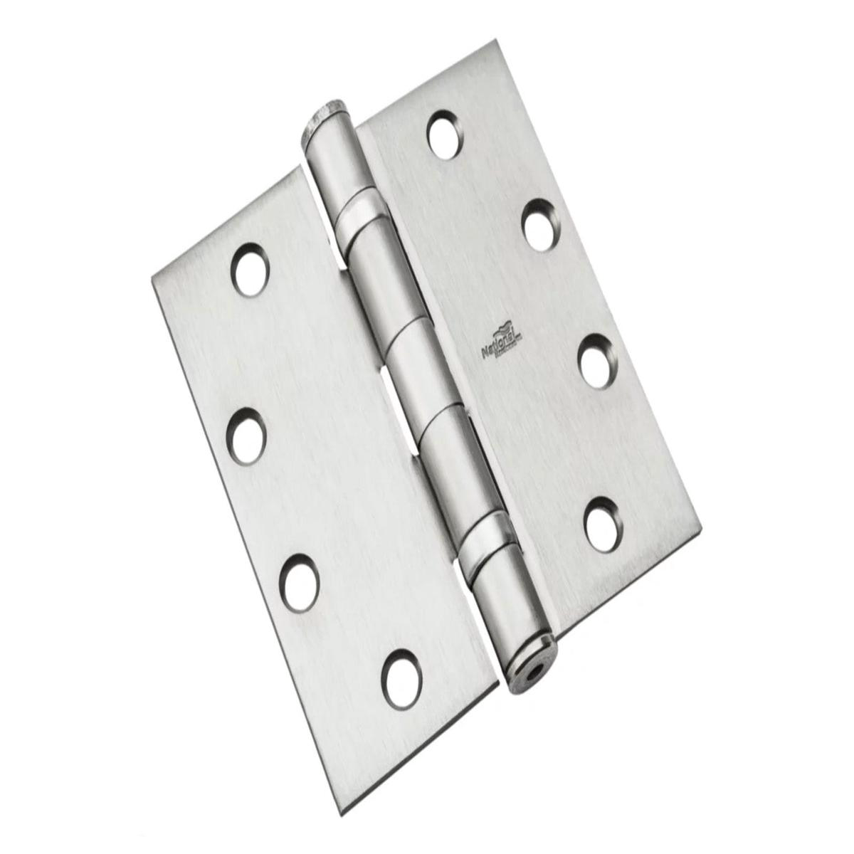 4-128221 Satin Chrome Finish Ball-Bearing Hinge