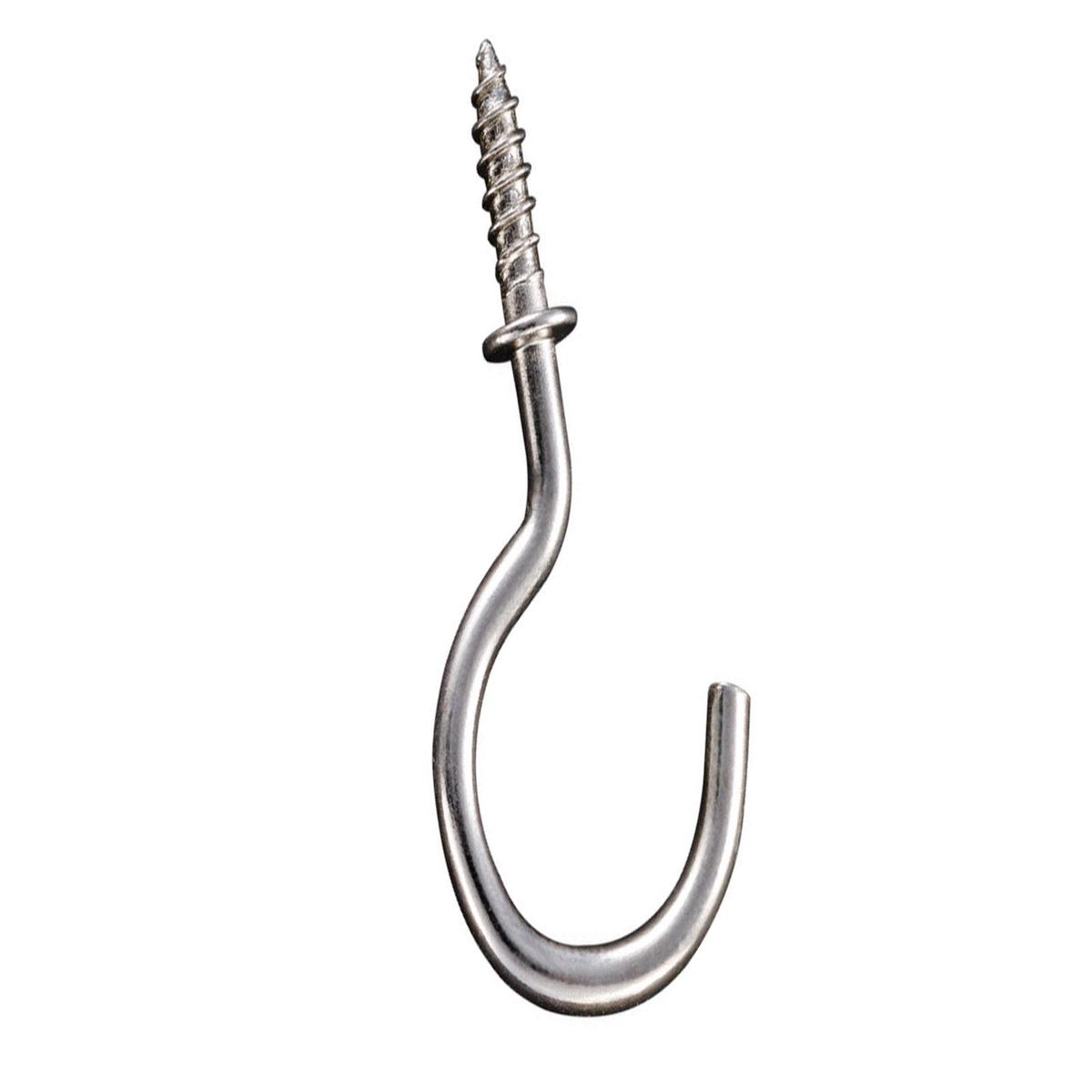 18221 Nickel Finish Cup Hooks 8211 30 Pack