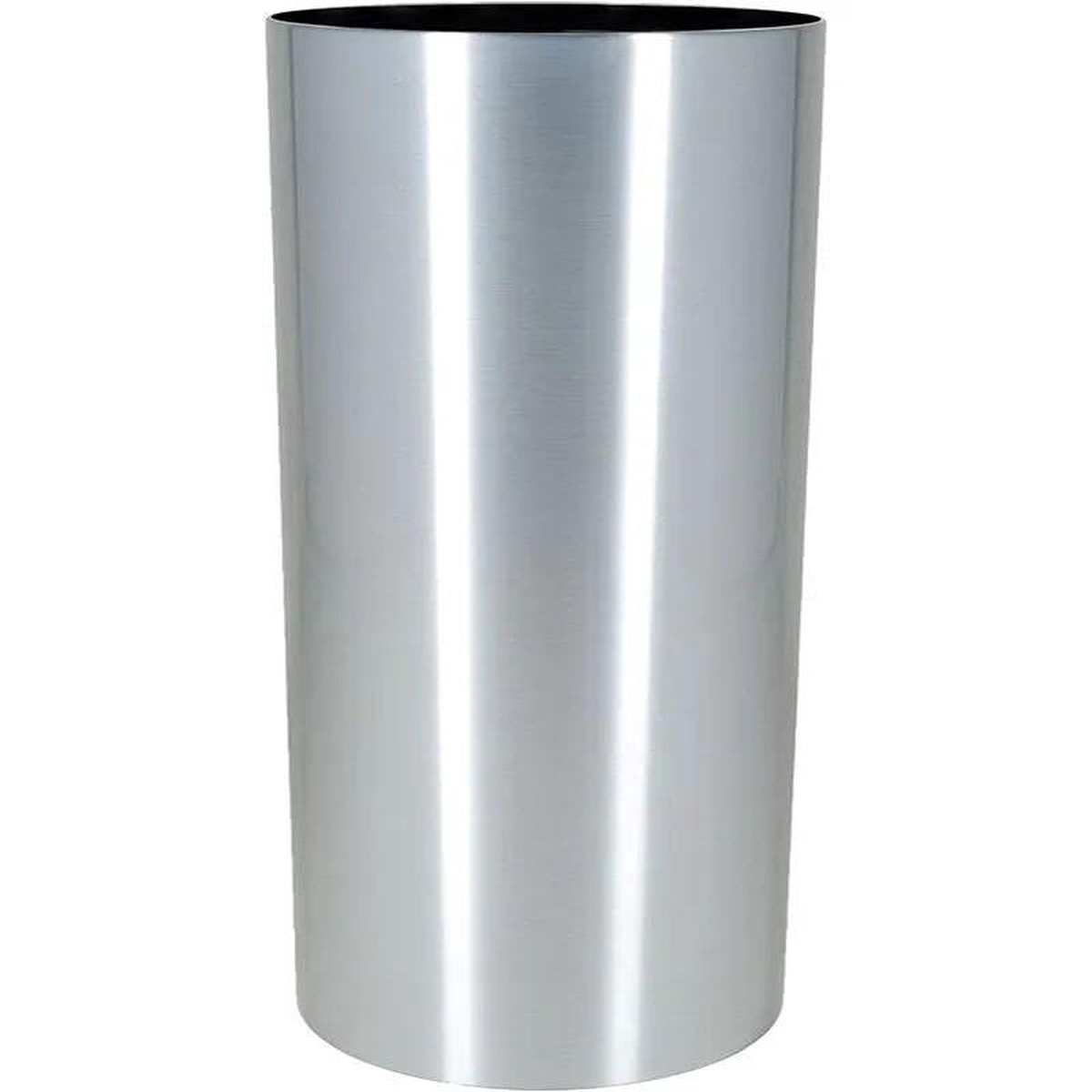Alure Pilaro Plant Pot 105cm Height 30cm Dia Aluminium brushed laquered
