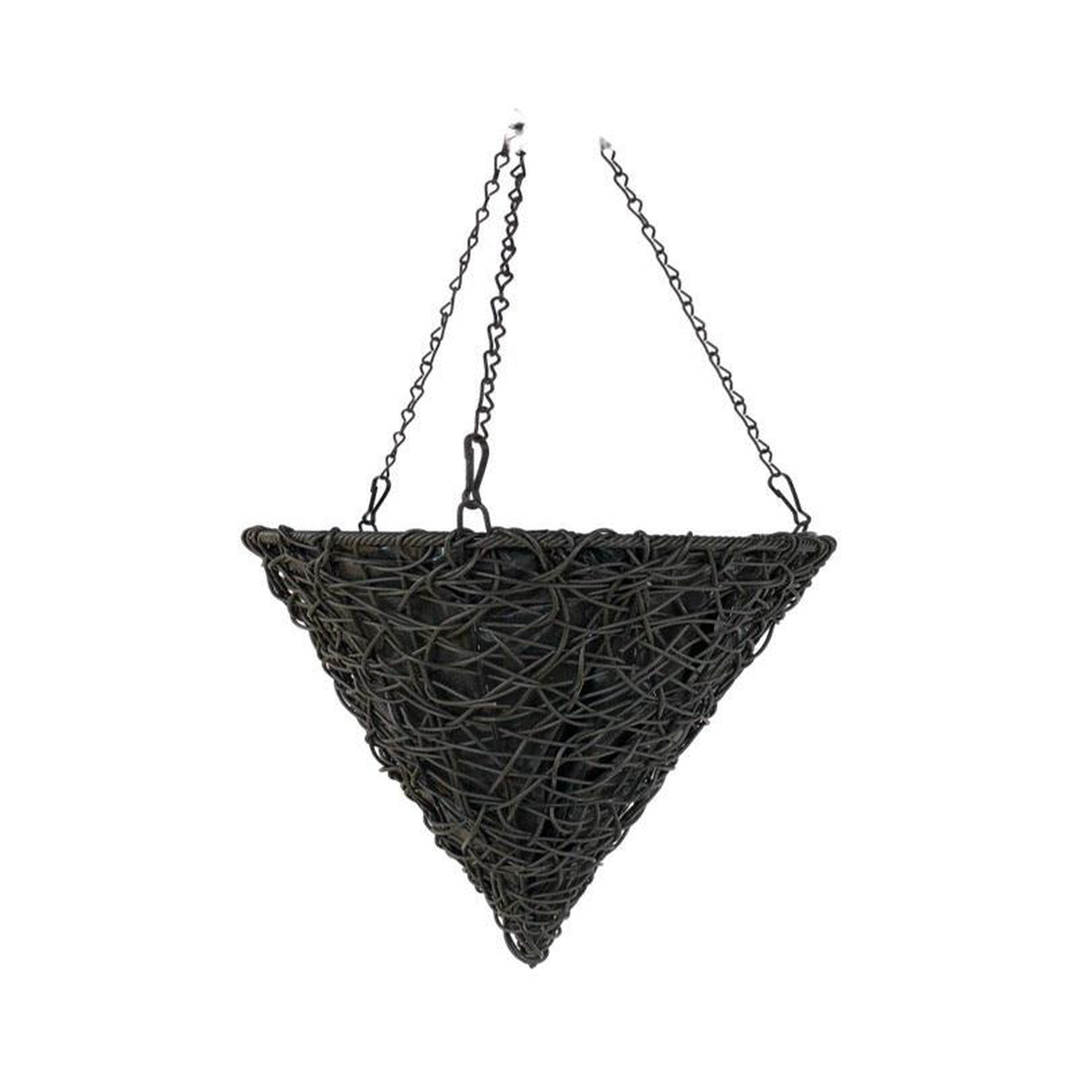 Twisted Cone Hanging Basket 16 Inch