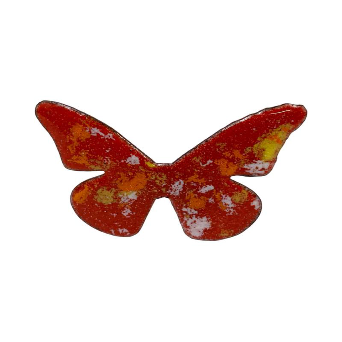 Copper Enamel Butterfly Blue