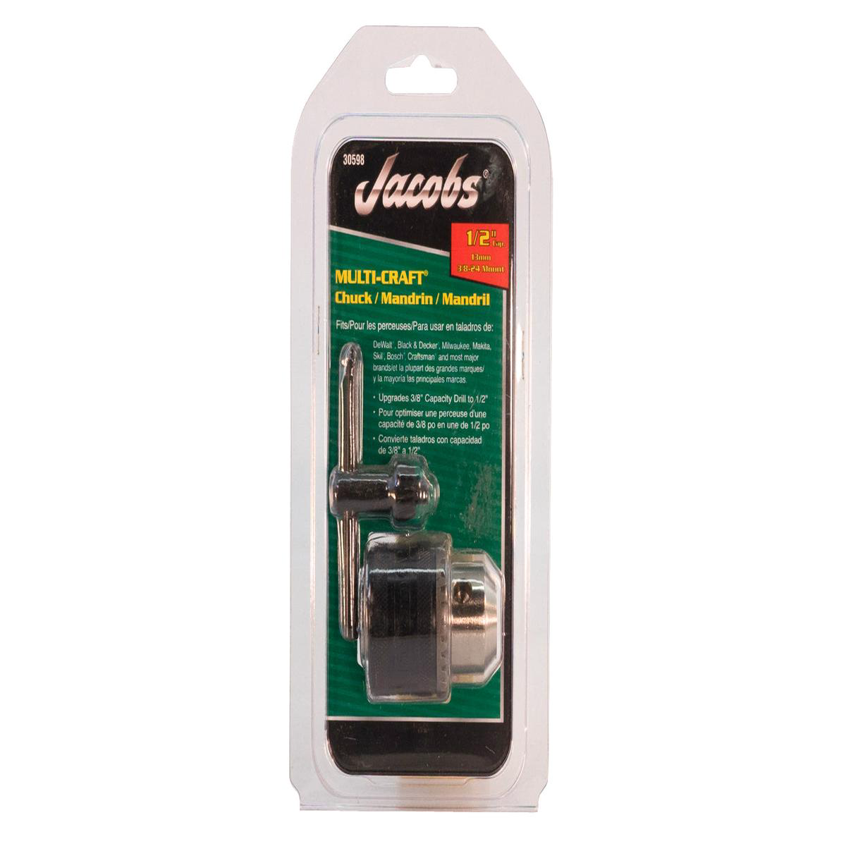 Jacobs 8221Multi-Craft8221 Chuck 8211 128221 Capacity 8211 30598