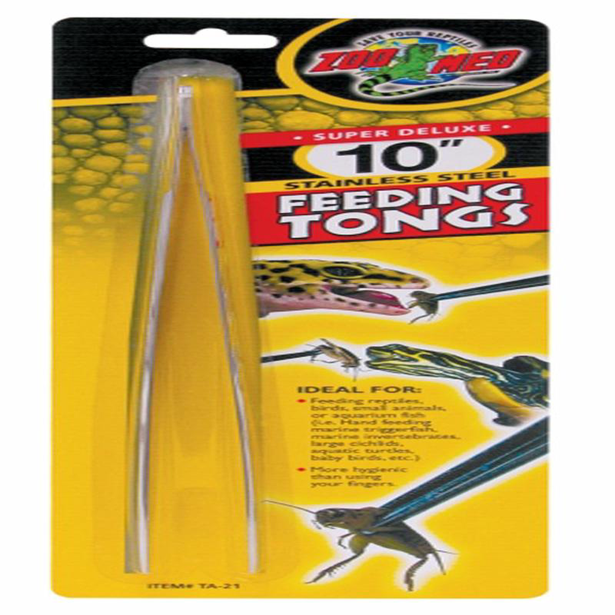 Zoo Med Super Deluxe 108221 Stainless Steel Feeding Tongs
