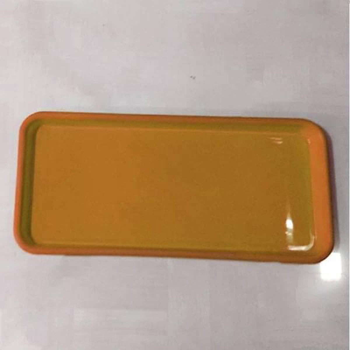 169 inch (43 cm) Rectangular Plastic Plate for 177 inch (45 cm) Small Window Pot (Terracotta Color) (set of 3)