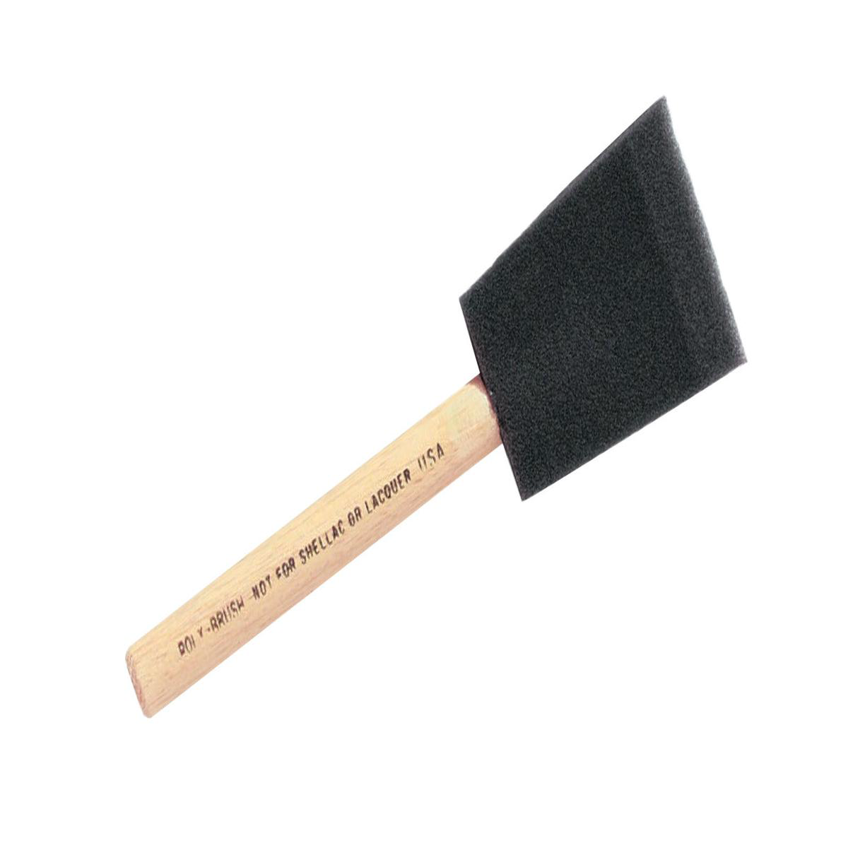 28221 Poly Foam Brush with Wood Handle 8211 28221 Foam Brush