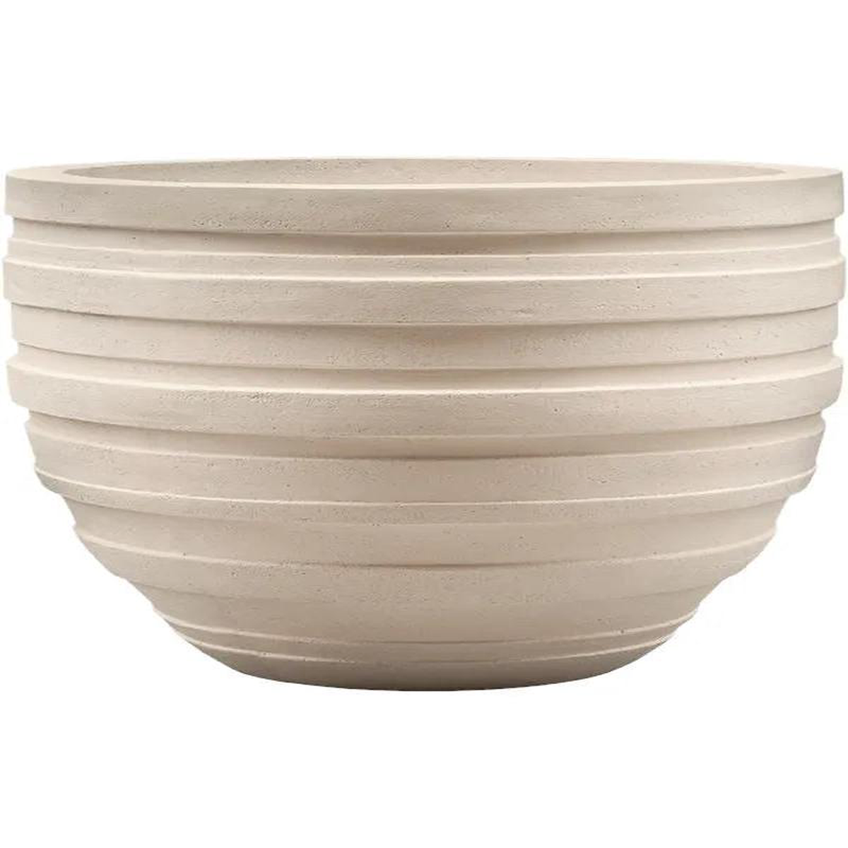 Baq Polystone Coated Junar Plant Pot 56cm Height 61cm Dia Couple Natural