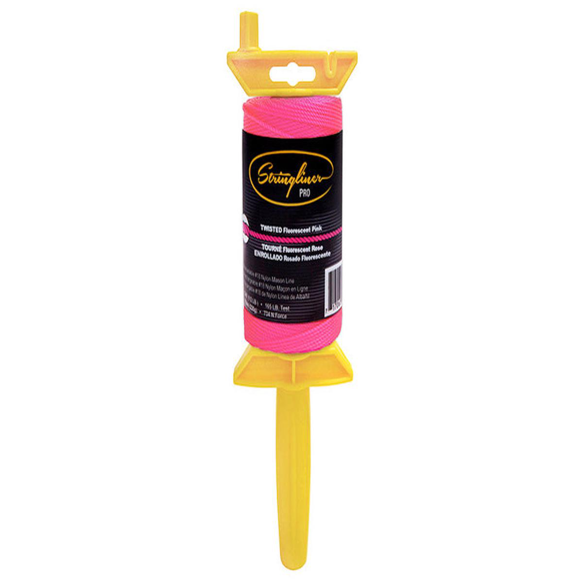 Stringliner Twisted Mason Line Reel 8211 Fluorescent Pink 8211 5408217 length roll