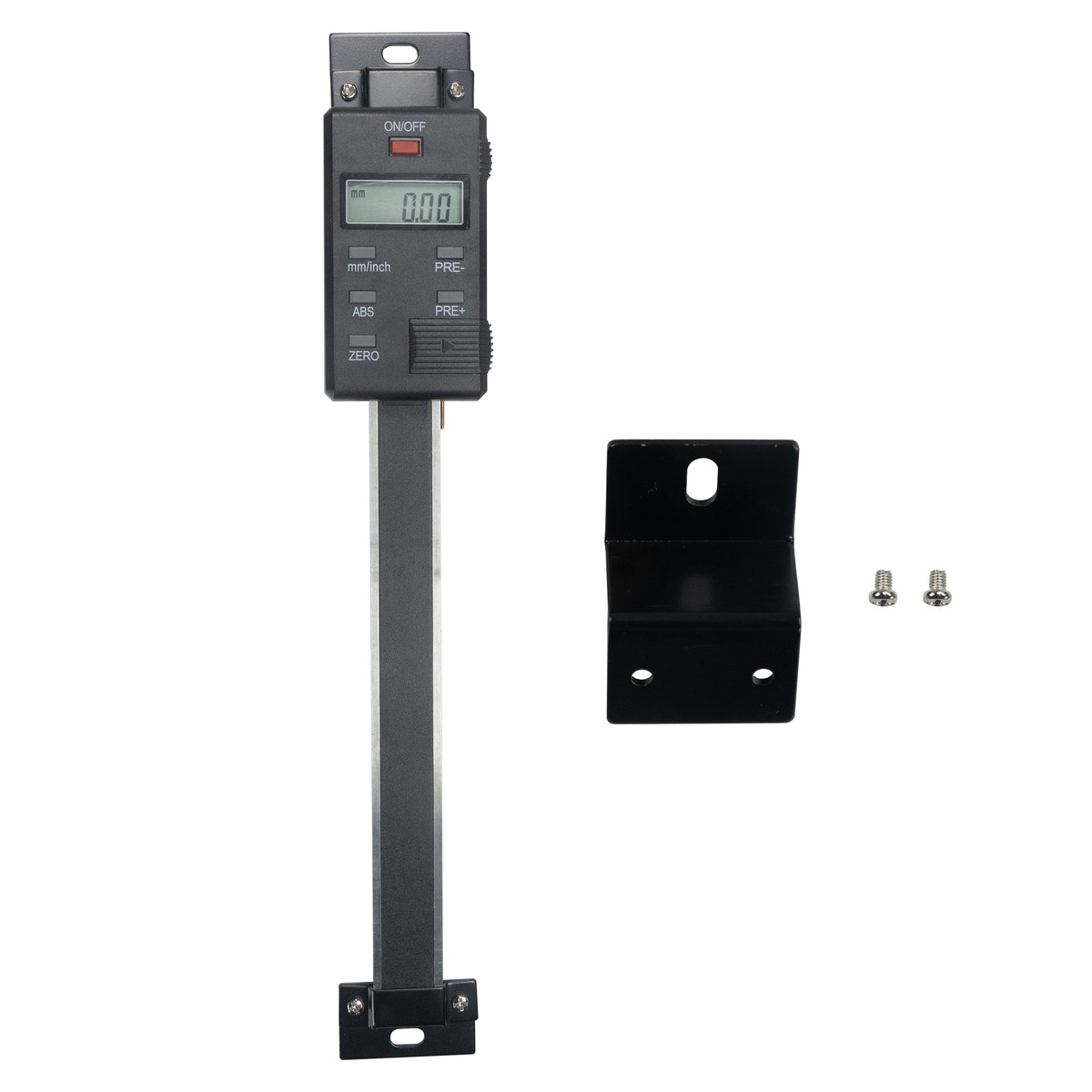 0-60-150mm Vertical Digital Readout DRO Linear Scale - Hardened Stainless Steel Accuracy 005mm Resolution 001mm